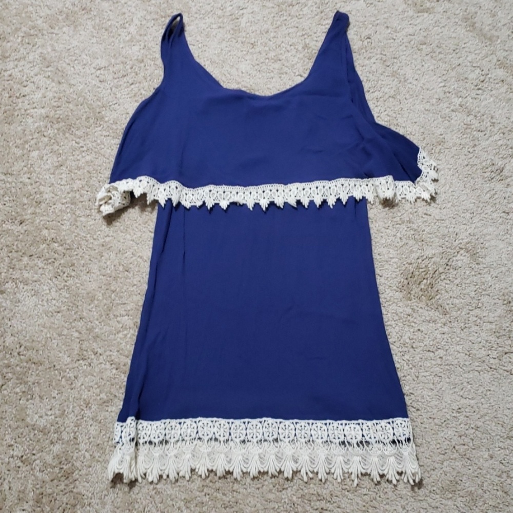 Royal Blue Gameday Mini Dress SZ Small